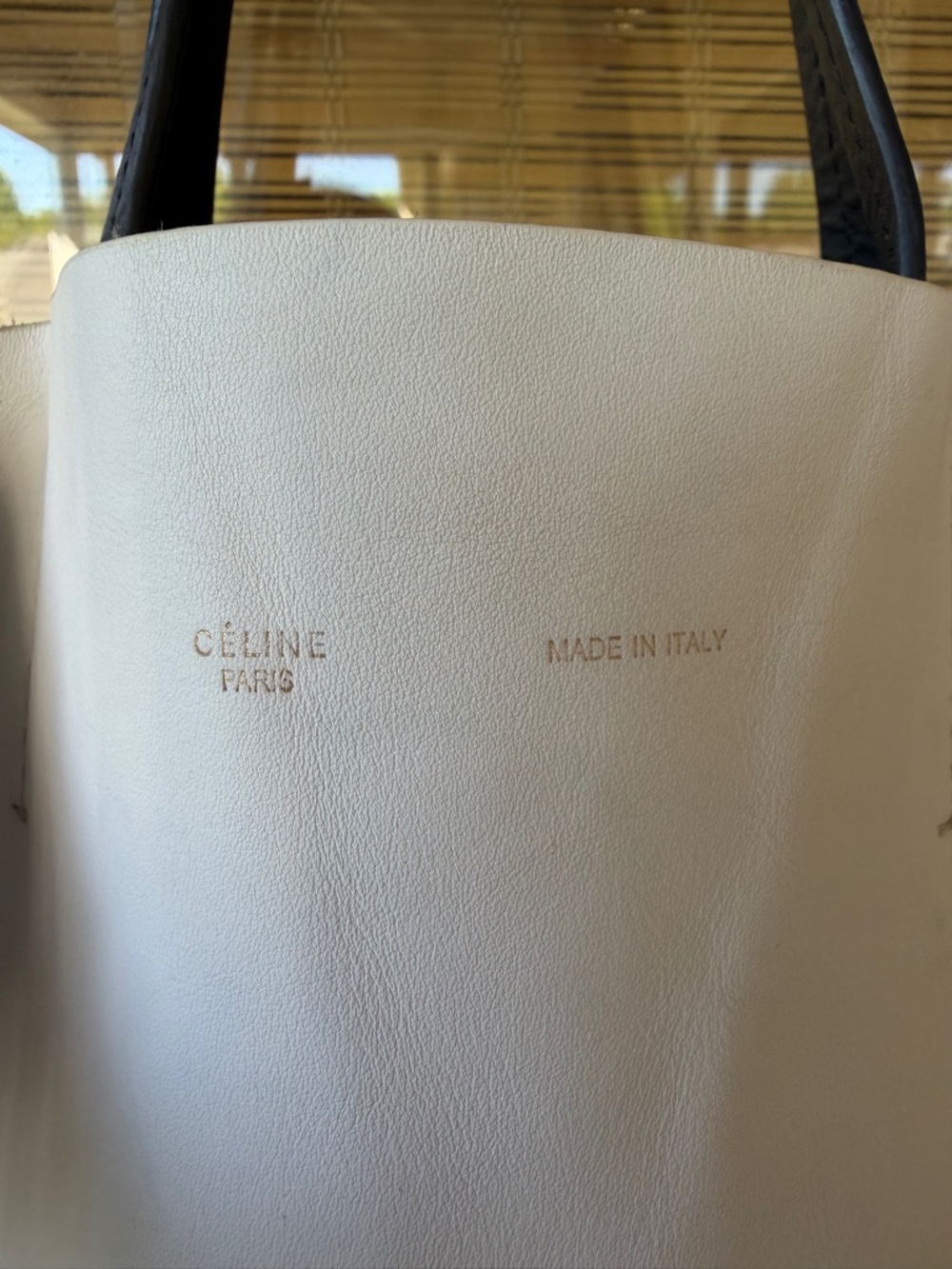 Celine Cabas horizontal leather tote. - Picture 2 of 16